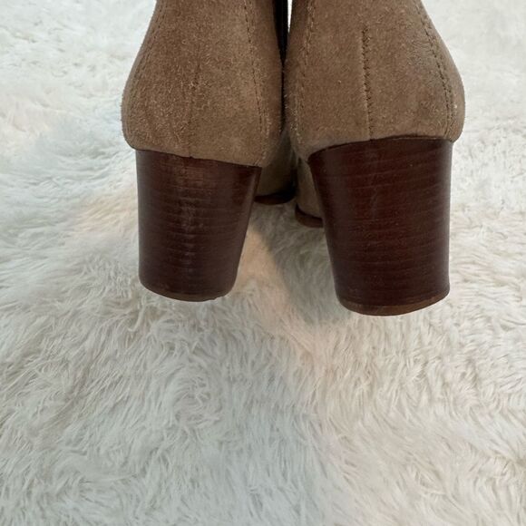 Madewell The Regan Suede in Wet Pebble Ankle Boots Size 6.5 - Picture 9 of 10